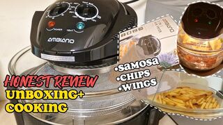 AMBIANO Halogen 2 in 1 Air Fryer | Unboxing + Honest Review