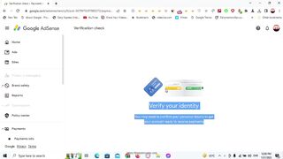 Verify ID Google AdSense