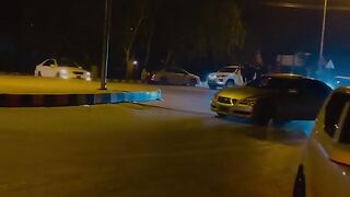 Car drifting with friends????