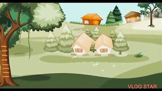 honest woodcutter (animated story) in urdu