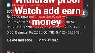 watch  earn money real app best earning app in Pakistan Free earning website trusted #shahidtech