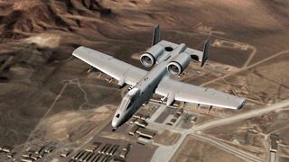 Military Thunder Aircraft Ground Attack