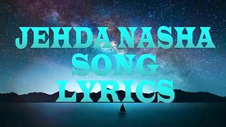 Jehda Nasha Lyrics : An Action Hero | Ayushmann, Nora F | Tanishk Faridkot Amar IP Singh Yohani