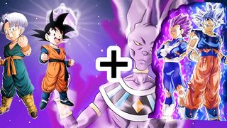 Goten Trunks Fusion with UI Goku UEGO Vegeta