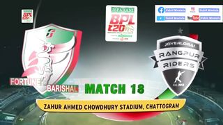 BPL 2023 Match 18 Full Highlights Fortune Barishal vs Rangpur Riders