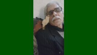 Baby chicken attacked on owners eye, very dangerous, also baby chicken playing and flying. Male chicken wanted to save baby chick, see what happened