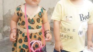 My lovely daughter with his uncle.