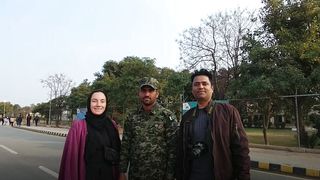 Visit with US guest Welbona @ Wahga Border Lahore Pakistan
