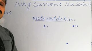 Current is a scalar quantity. Why?