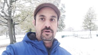 Snowfall in Sheffield City High Hazel Park | South Yorkshire England | United Kingdom