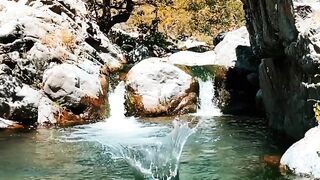 "Soothing Stream: A Relaxing Water Flow Soundscape"