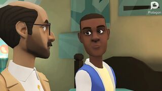 Animated comedy short clip