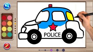 Drawing a police car for kids  Een politieauto tekenen How to draw a police car #drawing #howtodraw