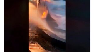 Storm in Scotland/