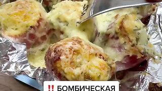 Картофель в беконе