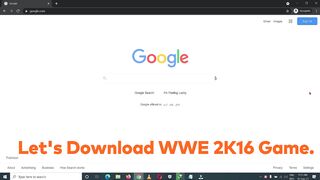WWE 2K16 Game For PC