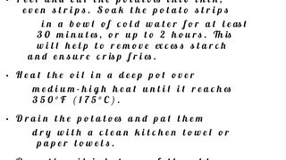 French fries ????