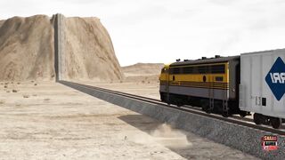 Trains vs hill climb beamng. Drive #3
