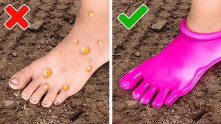 SMART FEET HACKS AND GADGETS || UNUSUAL SHOE CRAFTS