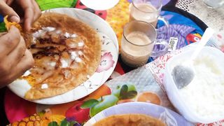 Desi break fast in cold weather