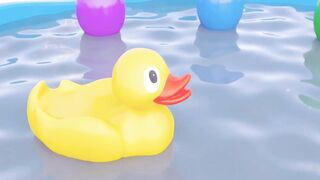 ABC for kids 0.1 | kids cartoon| Duck at the swimming pool