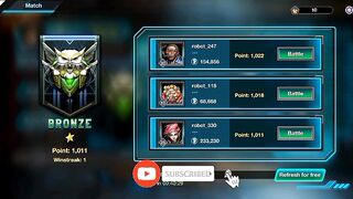 Playing battle night on mobile