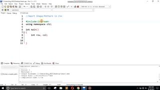 Heart Pattern in C++