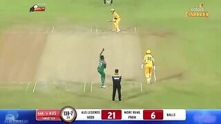 21 Runs in 6 Balls | Crazy Final Over | Aus Legends vs Ban Legends |Skyexch RSWS S2 |