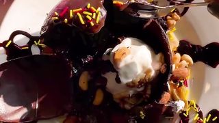 Chocolate Coffee And ICE Cream #Shorts #food #coffee