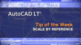 how to set scale by reference in AutoCAD