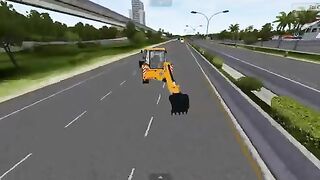 JCb driving BUS SIMULATOR INDOCHINA HEAVY GAMEPLAY