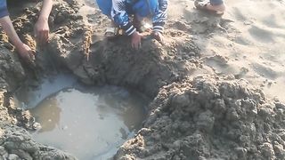 Kids Play in the cannal