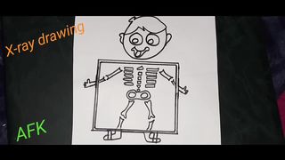 X-ray drawing for kids | drawing | fun  drawing for kids | 2023