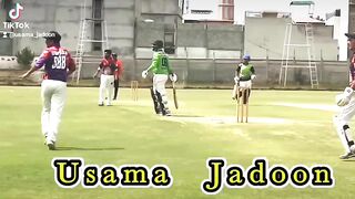 Abbottabad Famous Cricket Commentator Usama Jadoon Bowling