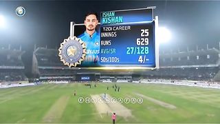 India vs new zealand 1st ODIs India inning