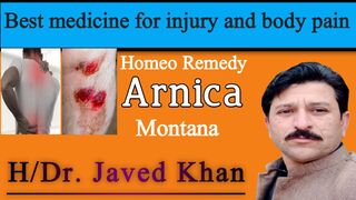 Arnica best medicine for injury and body pain