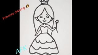 Queen drawing | drawing for kids | easy drawing | love drawing | 2023