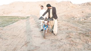اندھے نے موٹر سائیکل چلایا