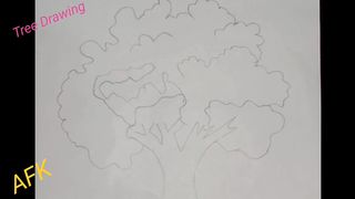 Tree Drawing | Easy drawing | Drawing for kids | 2023