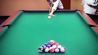 Snooker one shot all in. Pool