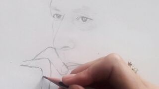 Sketch of Imran khan