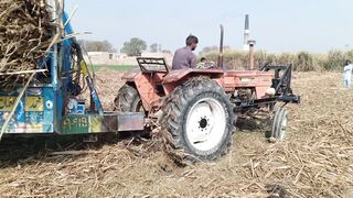 Very amazing crossing tractor