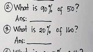 Easy percentage calculation