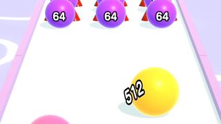 Ball 2048 best funny all levels gameplay android ios, cool game ever player #shorts #shortgame