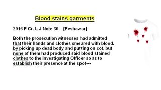2016 Pcrlj note 30 blood stains garments