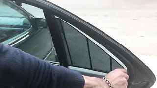 Изготовление под заказ выдвижных шторок для Mercedes W210