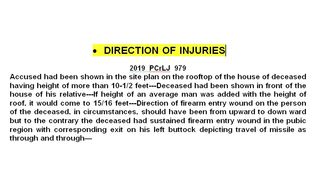 2019 Pcrlj 979 Direction of injuries