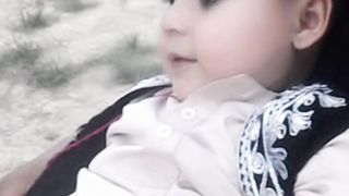 My child hold pic