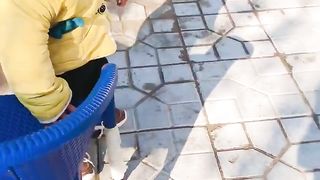 Baby waking in home