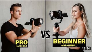 Beginner with GIMBAL vs Pro HANDHELD